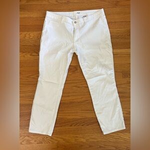 Joe Fresh Jeans Women’s 16 Slim White Pants Pockets Denim Casual Casualwear